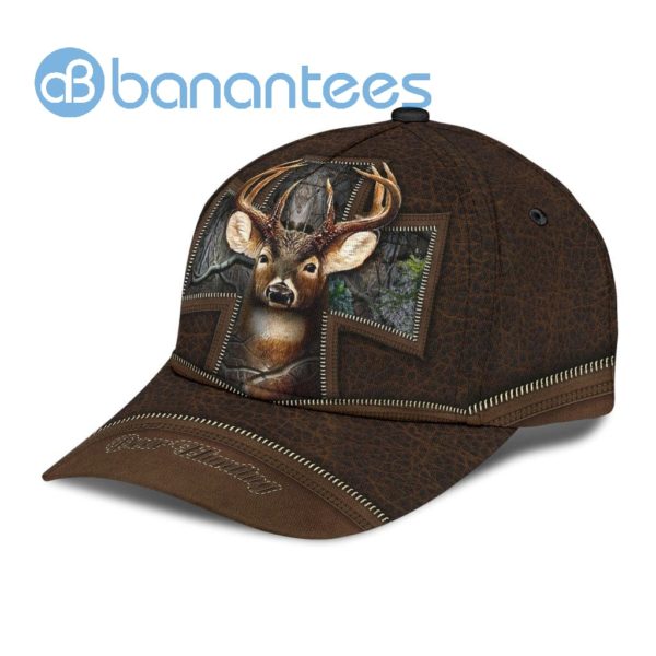 Raised On Hunting And Jesus All Over Printed 3D Cap Product Photo