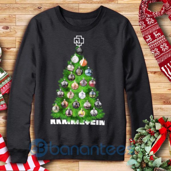 Rammstein Christmas Tree Graphic Graphic Design Sweatshirt For Men And Women Product Photo