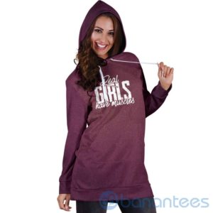 Real Girls Have Muscles Hoodie Dress For Women Product Photo
