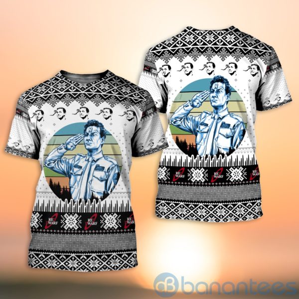 Red Dwarf Arnold Rimmer Ugly Christmas All Over Printed 3D Shirt Product Photo