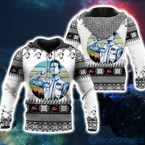 Red Dwarf Arnold Rimmer Ugly Christmas All Over Printed 3D Shirt Product Photo