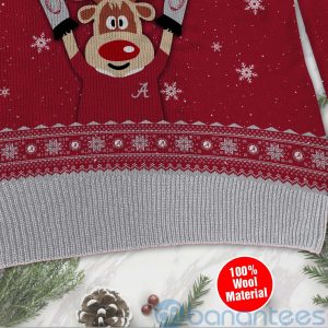 Reindeer Alabama Crimson Tide Funny Ugly Christmas 3D Sweater Product Photo