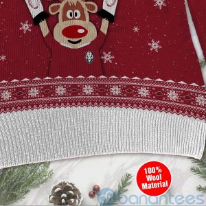 Reindeer Arkansas Razorbacks Funny Ugly Christmas 3D Sweater Product Photo
