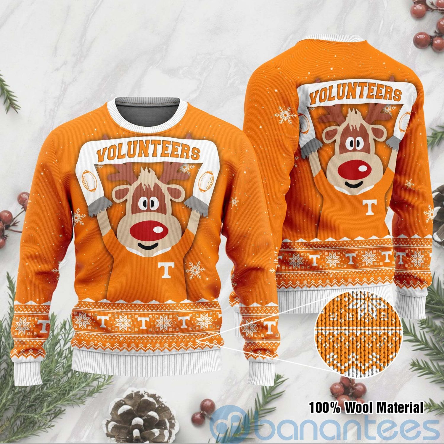 reindeer-tennessee-volunteers-funny-ugly-christmas-3d-sweater-1-pQ3io.jpg Reindeer Tennessee Volunteers Funny Ugly Christmas 3D Sweater Product Photo