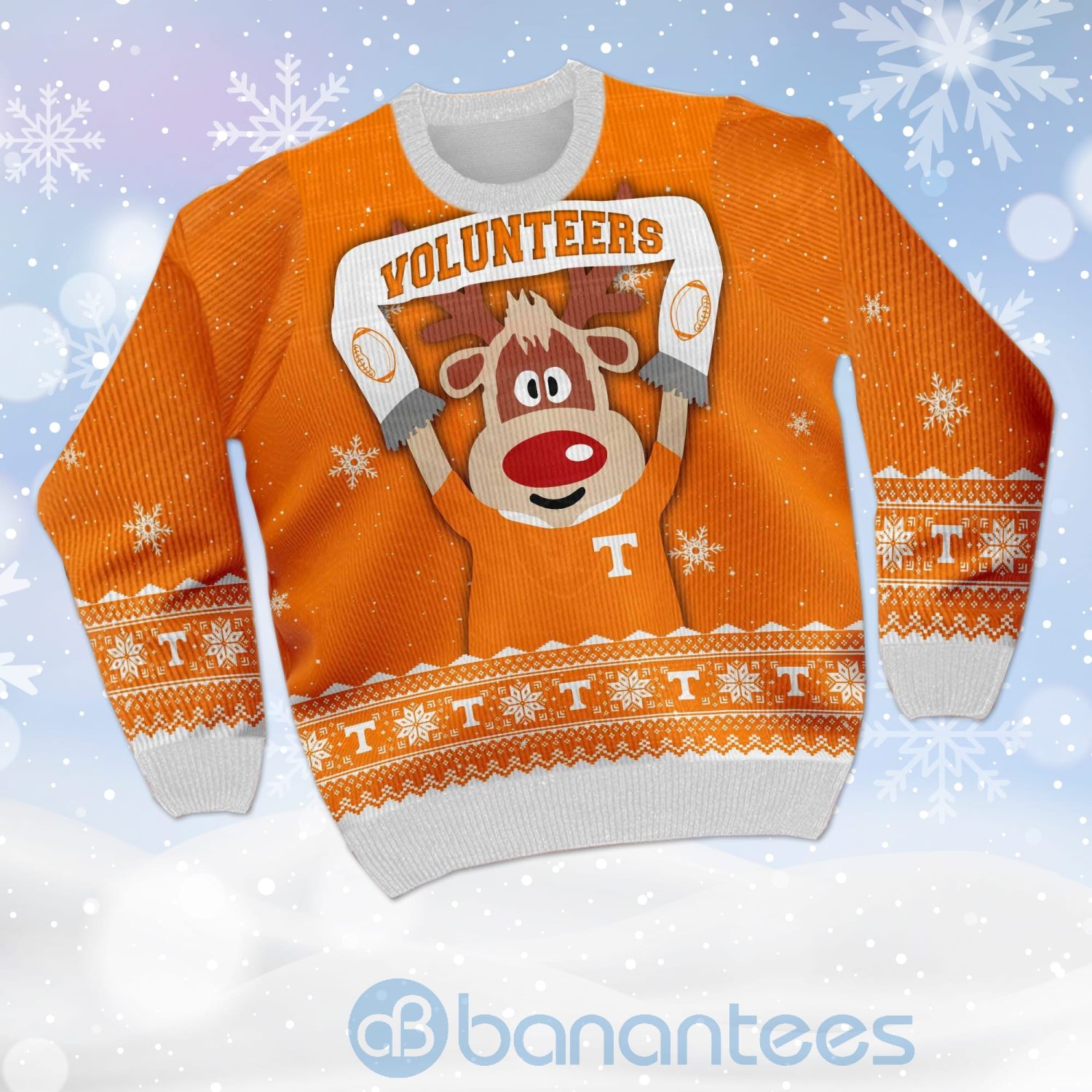 reindeer-tennessee-volunteers-funny-ugly-christmas-3d-sweater-2-Yo0Qj.jpg Reindeer Tennessee Volunteers Funny Ugly Christmas 3D Sweater Product Photo