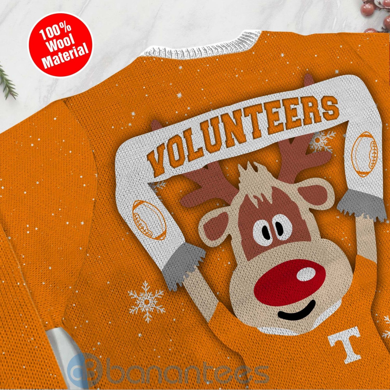reindeer-tennessee-volunteers-funny-ugly-christmas-3d-sweater-5-LYLE9.jpg Reindeer Tennessee Volunteers Funny Ugly Christmas 3D Sweater Product Photo