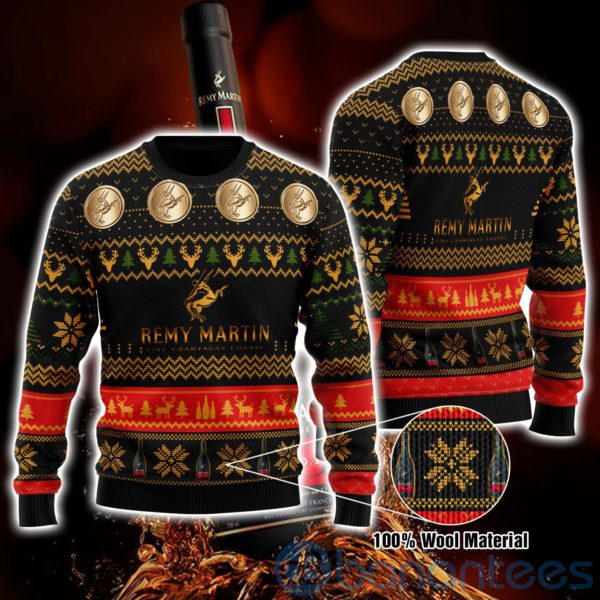 Remy Martin Ugly Christmas All Over Printed 3D Shirt Product Photo