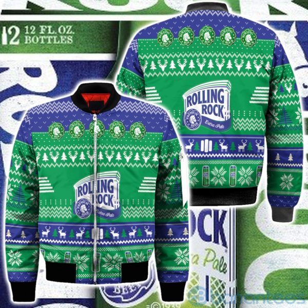 Rolling Rock Beer Ugly Christmas All Over Printed 3D Shirt Product Photo