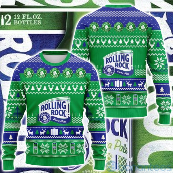 Rolling Rock Beer Ugly Christmas All Over Printed 3D Shirt Product Photo