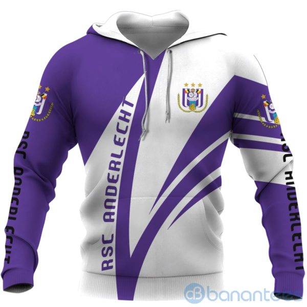 Rsc Anderlecht White All Over Printed Hoodies Zip Hoodies Product Photo