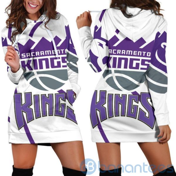 Sacramento Kings Hoodie Dress For Women Product Photo