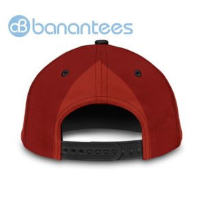 Samurai Red Moon All Over Printed 3D Cap Product Photo