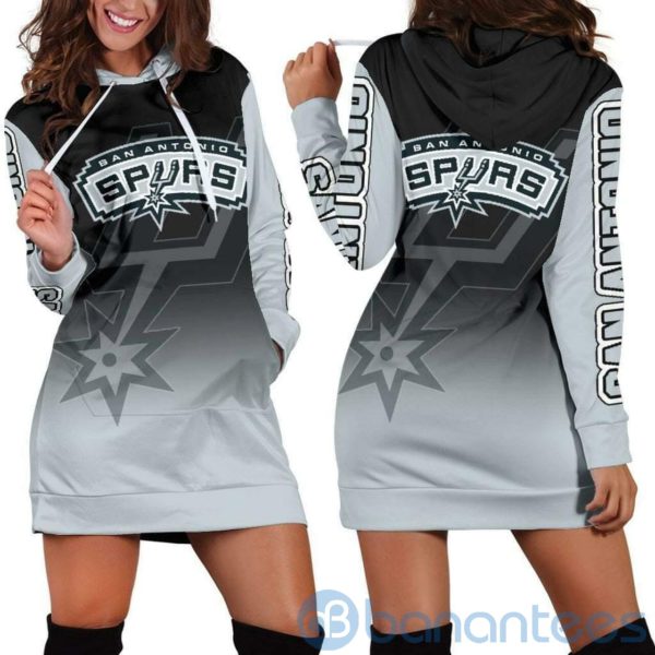 San Antonio Spurs Hoodie Dress For Women Product Photo