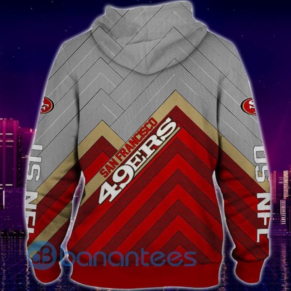 San Francisco 49ers All Over Printed 3D Hoodie Zip Hoodie Product Photo