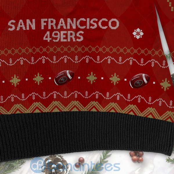 San Francisco 49ers American Football Black Ugly Christmas 3D Sweater Product Photo