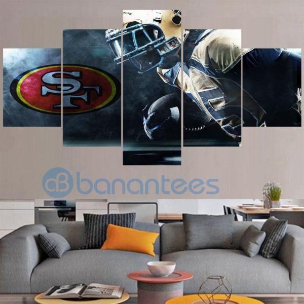 San Francisco 49ers Canvas Wall Art For Living Room Bedroom Wall Decor Product Photo