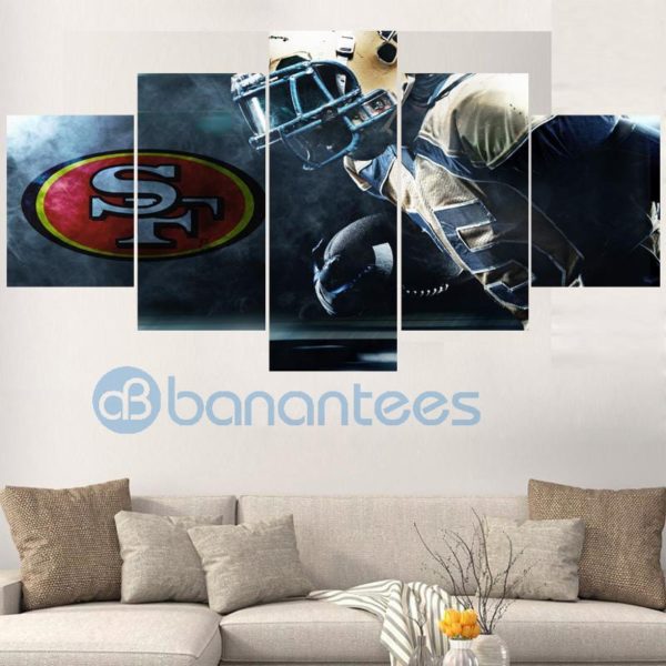 San Francisco 49ers Canvas Wall Art For Living Room Bedroom Wall Decor Product Photo