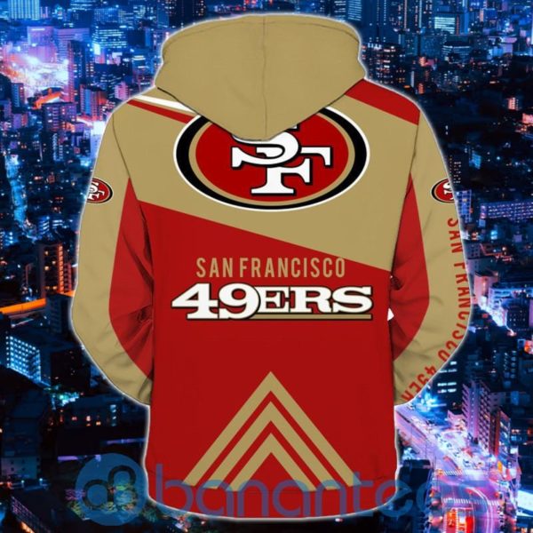 San Francisco 49ers Football All Over Printed 3D Hoodie Zip Hoodie Product Photo
