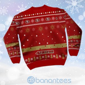 San Francisco 49ers Funny Charlie Brown Peanuts Snoopy Ugly Christmas 3D Sweater Product Photo