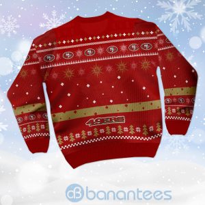 San Francisco 49ers Mickey Mouse Funny Ugly Christmas 3D Sweater Product Photo