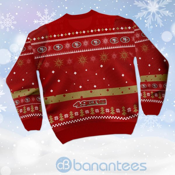 San Francisco 49ers Mickey Mouse Funny Ugly Christmas 3D Sweater Product Photo