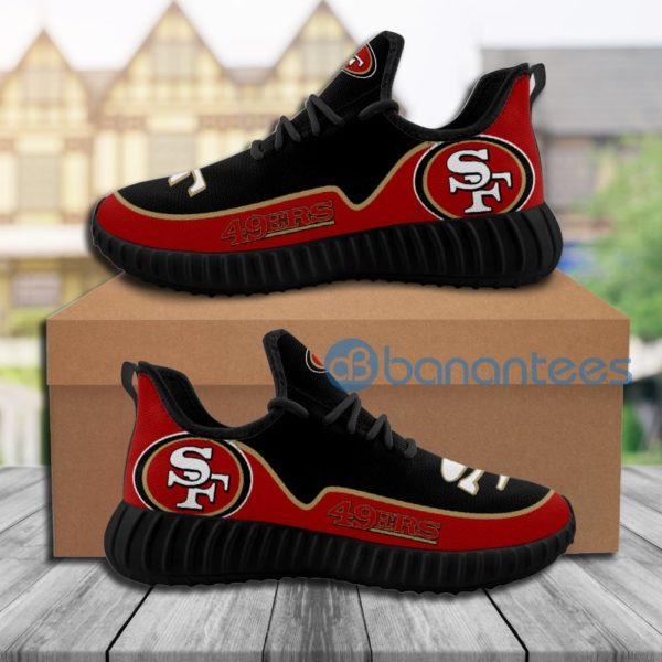 San Francisco 49ers Sneakers Big Logo Raze Shoes Product Photo