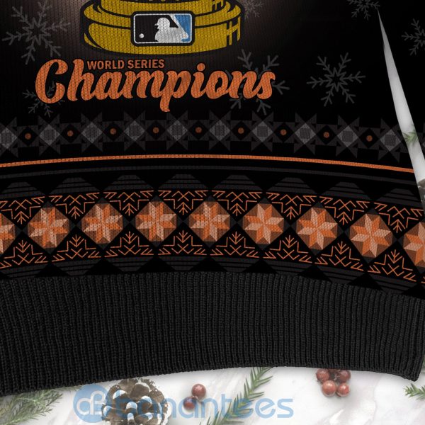 San Francisco Giants World Series Champions Ugly Christmas 3D Sweater Product Photo