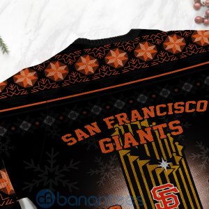 San Francisco Giants World Series Champions Ugly Christmas 3D Sweater Product Photo