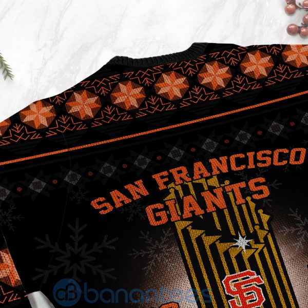 San Francisco Giants World Series Champions Ugly Christmas 3D Sweater Product Photo