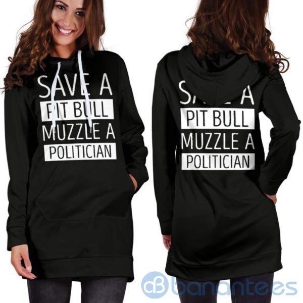 Save A Pit Bull Hoodie Dress For Women Product Photo