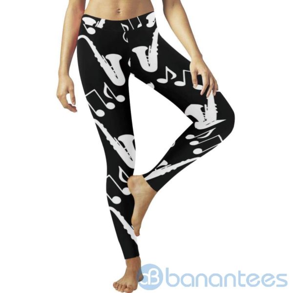 Saxophone Leggings For Women Product Photo
