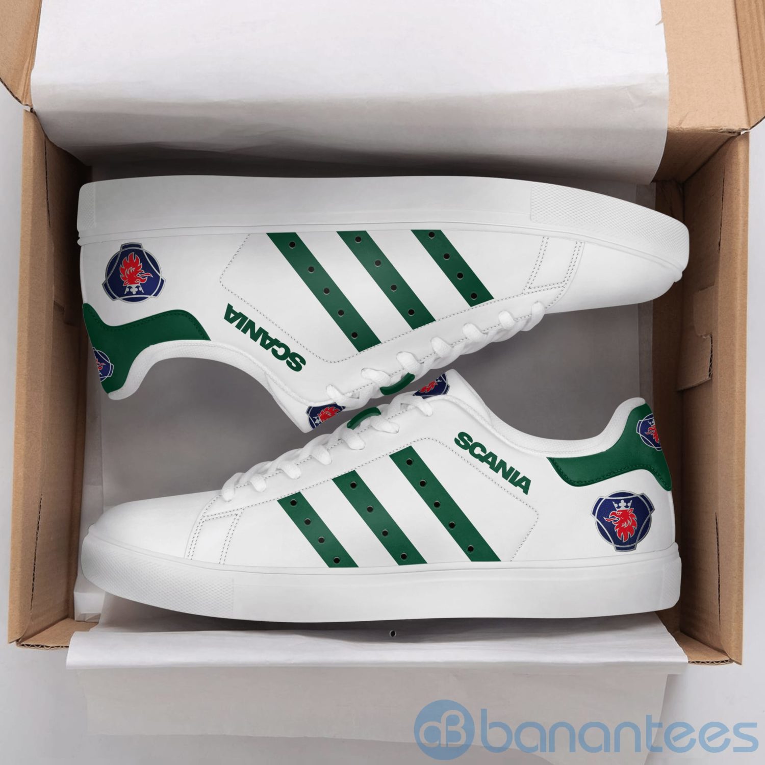 scania-ab-green-striped-low-top-skate-shoes-1-yTTMw.jpg Scania Ab Green Striped Low Top Skate Shoes Product Photo