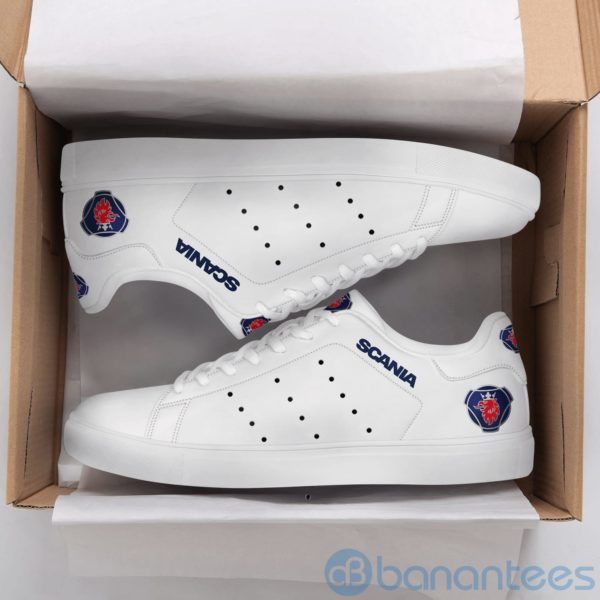 Scania Ab White Low Top Skate Shoes Product Photo