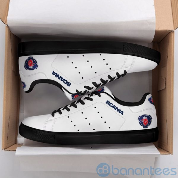 Scania Ab White Low Top Skate Shoes Product Photo