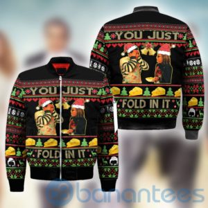 Schitt's Creek you just fold it in Ugly Christmas All Over Printed 3D Shirt Product Photo