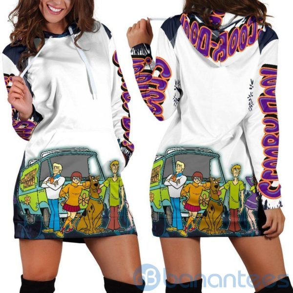 Scooby Doo Camping Hoodie Dress For Women Product Photo