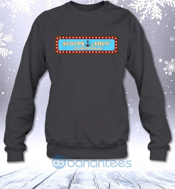 Scoops Ahoy Ice Cream Parlor Fan Art Sweatshirt Product Photo