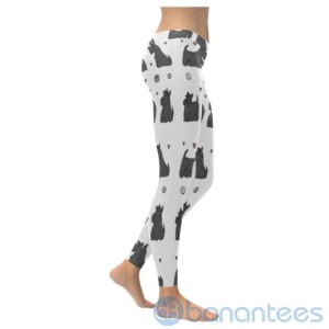Scottish Terrier White Leggings For Women Product Photo