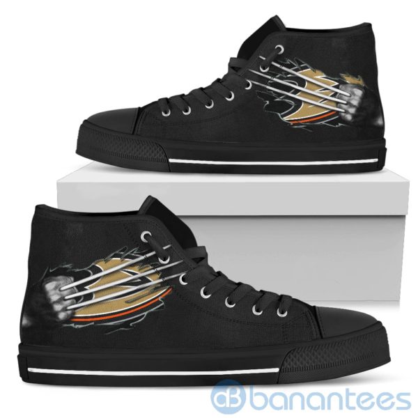 Scratches Claws Anaheim Ducks High Top Shoes Product Photo