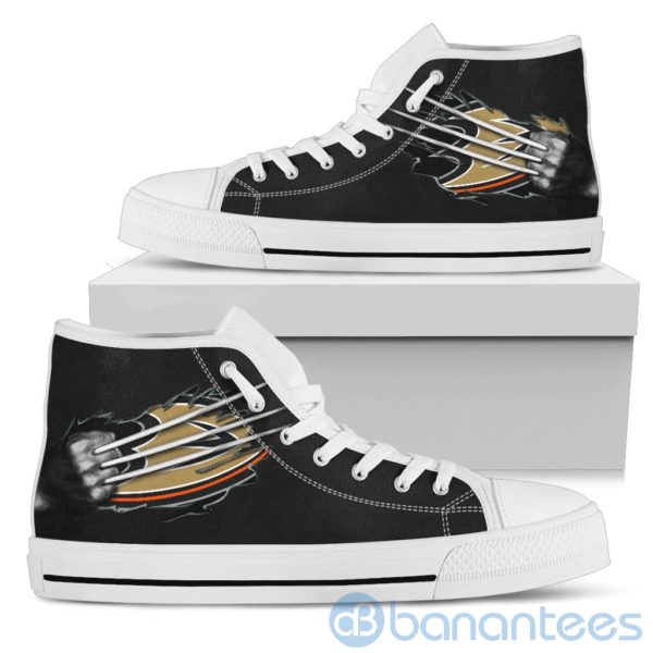 Scratches Claws Anaheim Ducks High Top Shoes Product Photo