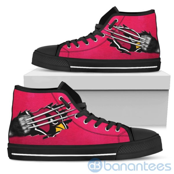 Scratches Claws Arizona Cardinals High Top Shoes Product Photo