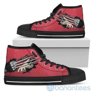 Scratches Claws Arizona Coyotes High Top Shoes Product Photo