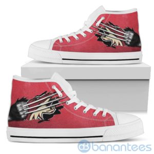 Scratches Claws Arizona Coyotes High Top Shoes Product Photo