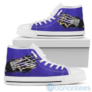 Scratches Claws Baltimore Ravens High Top Shoes Product Photo