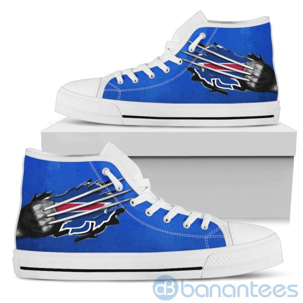Scratches Claws Buffalo Bills High Top Shoes Product Photo