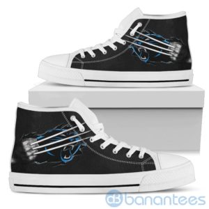 Scratches Claws Carolina Panthers High Top Shoes Product Photo