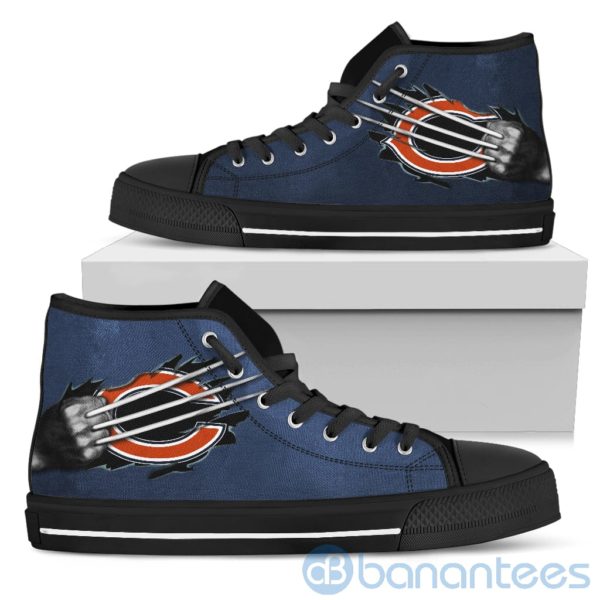 Scratches Claws Chicago Bears High Top Shoes Product Photo