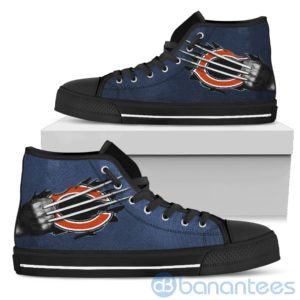 Scratches Claws Chicago Bears High Top Shoes Product Photo