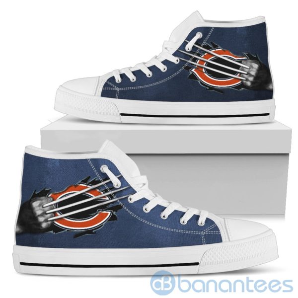 Scratches Claws Chicago Bears High Top Shoes Product Photo
