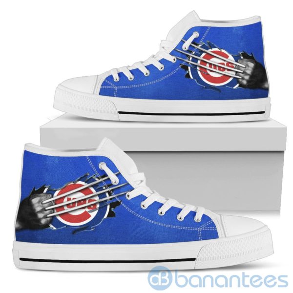 Scratches Claws Chicago Cubs High Top Shoes Product Photo